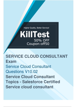 Released Salesforce Service Cloud Consultant Exam Questions with Correct Answers