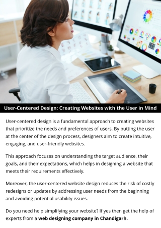 User-Centered Design: Creating Websites with the User in Mind