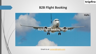 B2B Flight Booking