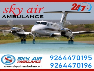 Obtain Sky Air Ambulance in Patna for the Safe and Best Patient Transfer Service