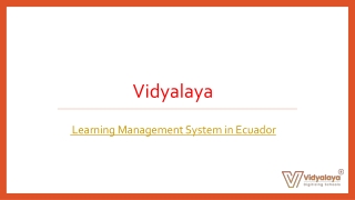  Learning Management System in Ecuador