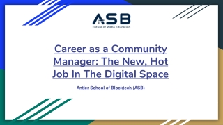 Career as a Community Manager: The New, Hot Job In The Digital Space