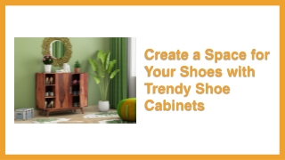 Step into Style with urbanwood shoe cabinet
