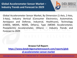 Global Accelerometer Sensor Market