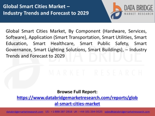 Global Smart Cities Market