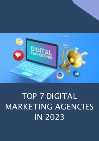 Top 7 Digital Marketing Agencies in 2023