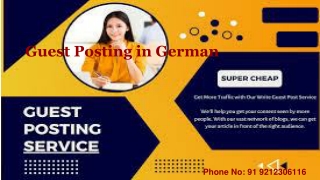 Guest Posting in German (1)