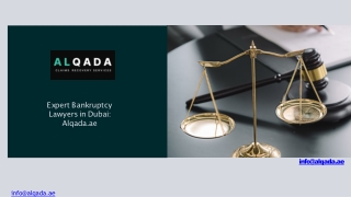 Bankruptcy Lawyers in Dubai
