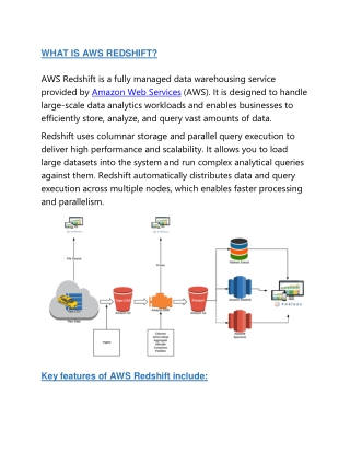 Amazon Redshift Training course | Redshift Online Training