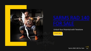 Sarms RAD 140 for Sale