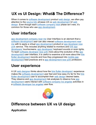 UX vs UI Design What’s The Difference