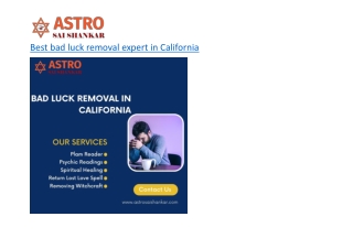 best bad luck removal expert in California
