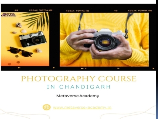 Photography course in Chandigarh