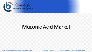 Muconic Acid Market Share Projected to Reach 167.47 Million, at a CAGR of 6.6%