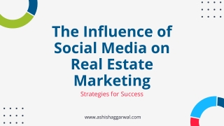 The Influence of Social Media on Real Estate Marketing: Strategies for Success