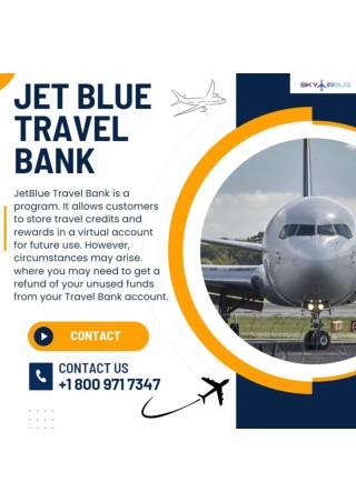 Jet Blue Travel Bank