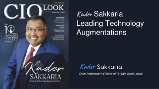 Kader Sakkaria Leading Technology Augmentations