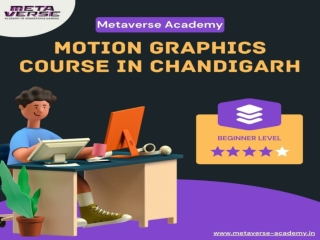 Motion Graphics Course in Chandigarh