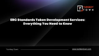 ERC Standards Token Development Services Everything You Need to Know