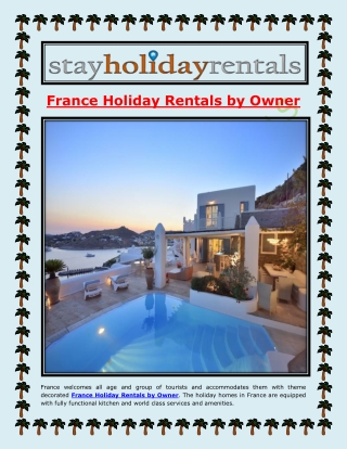 France Holiday Rentals by Owner