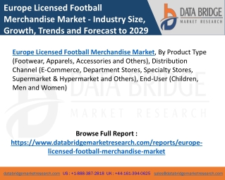 Europe Licensed Football Merchandise Market