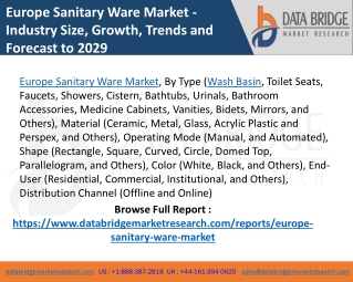 Europe Sanitary Ware Market