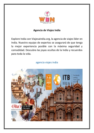 Agencia de Viajes India