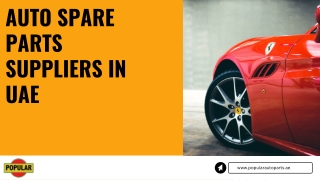 auto spare parts suppliers in uae