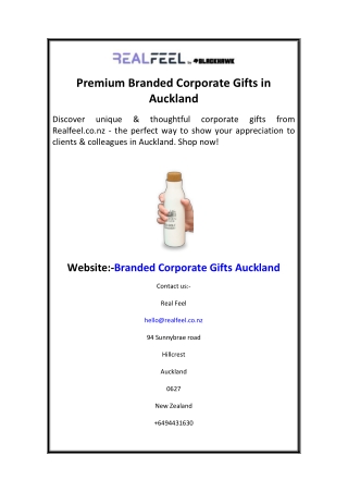 Premium Branded Corporate Gifts in Auckland