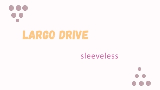 Largodrive sleeveless dress.