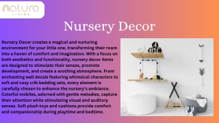 Nursery Decor | Naturadubai