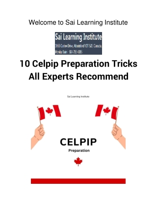 10 Celpip Preparation Tricks All Experts Recommend