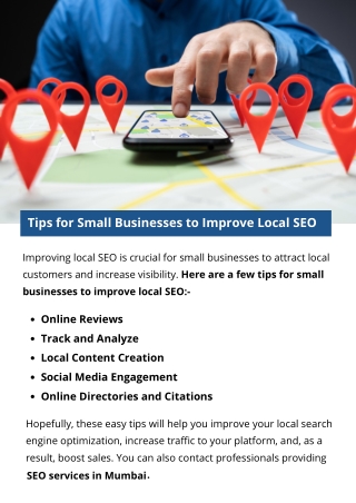 Tips for Small Businesses to Improve Local SEO