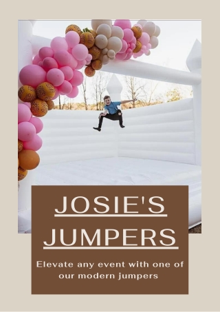 Birthday Parties Jumper Rentals Duncan, SC – Josie’s Jumpers