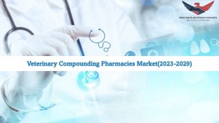 Veterinary Compounding Pharmacies Market Size, Share, Growth Analysis 2029