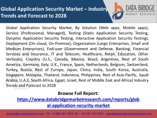 Global Application Security Market