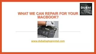 What We Can Repair for Your MacBook?