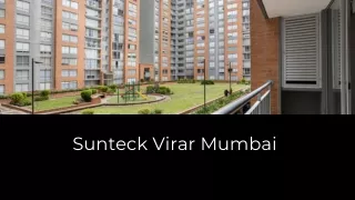 Sunteck Virar Mumbai - PDF