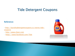 Using Tide Detergent Coupon Codes To Spend Less