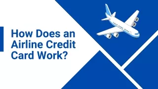 How Does an Airline Credit Card Work