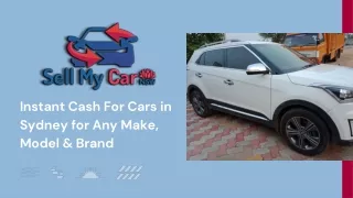 Instant Cash For Cars in Sydney for Any Make, Model & Brand