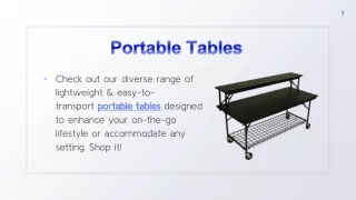 Portable Tables