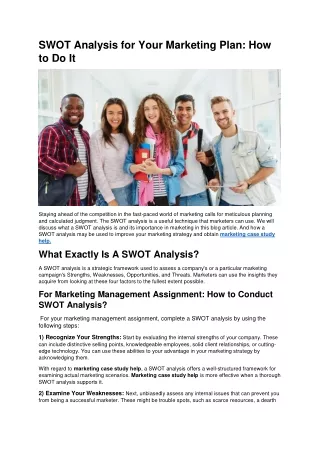 SWOT Analysis