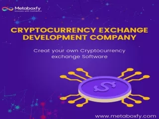 Cryptocurrency exchange development company