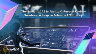 Improving Accuracy with AI in Medical Record Review