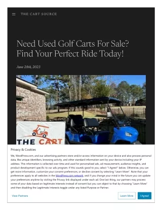 Need Used Golf Carts For Sale Find Your Perfect Ride Today!