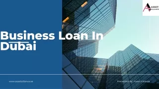 Business Loan In Dubai