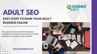 Professional Adult SEO Services | IndeedSEO