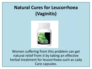 Lady Care Capsule Helps in leucorrhea or white discharge