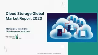 Cloud Storage Global Market Report 2023